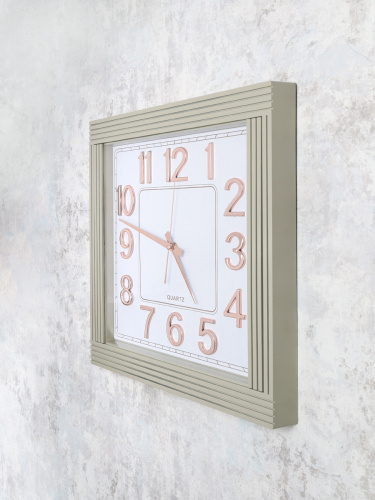 Часы настенные 42х42х4 см / WS-7632 /уп 8/