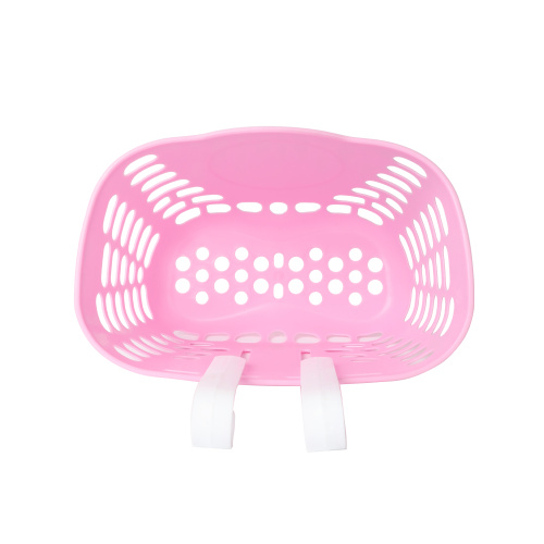 Корзина для детского велосипеда пластиковая розовая. / 1DVMI-7 / уп  100 /