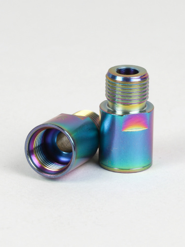 Удлинитель оси педалей велосипеда на 20мм. TOOPRE PDE-20. Цветной /уп 25/