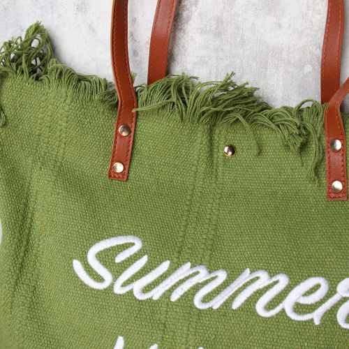 Сумка 36x50x14 / BLY-102 /уп 30/ зеленая