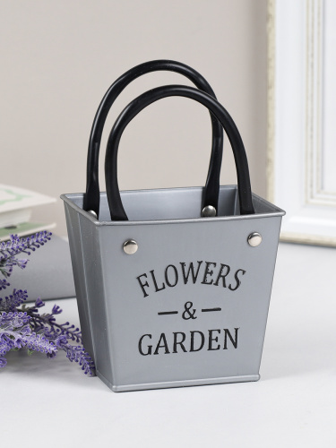 Кашпо пластик 10х9 см / S-908 /уп 300/