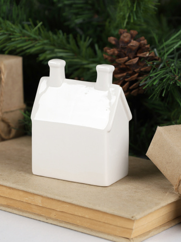 Фигурка Домик с подсветкой новогодний 9 см / 7102 /уп 2/96/LED