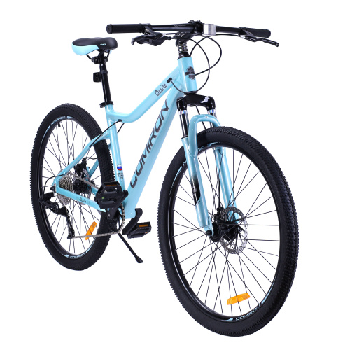 Велосипед 27,5" рама 17" 1x10sp COMIRON DESIRE голубой дымный