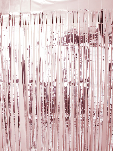 Дождь занавес 100x200 см розовое золото / NGA-16 /уп 10/300/для фотозоны на клейкой ленте