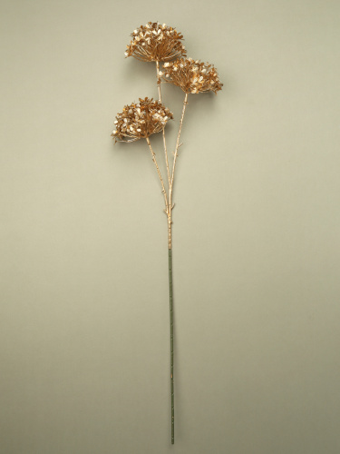 Ветка декоративная 66 см золото / G-306 /уп 240/