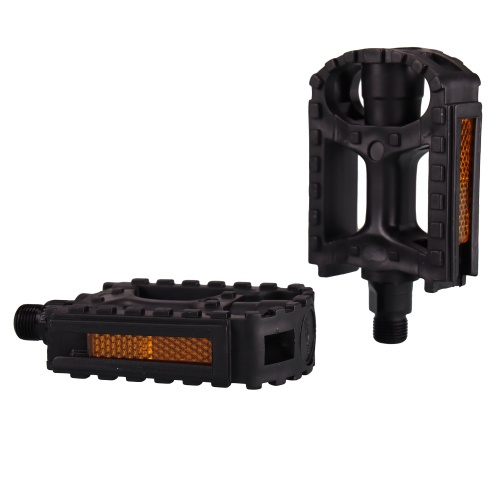 Педаль для MTB MIXIEER MIXIEER MX-P616, полипропилено чёрный, стальные подшипники, ось 2S, рефлектор, 98х70мм, резьба 9/16, 1 пара. /уп 50/