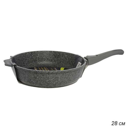 Сковорода 28 см Premium / 028901 / grey, со съемной ручкой Мечта