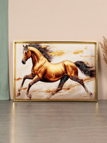 Картина 50х70 Лошадь / KK2-570 /уп 18/стразы