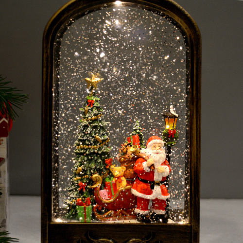 Светильник настольный новогодний 13х7х34 см  музыкальный / NG206-37 /уп 6/АКЦИЯ