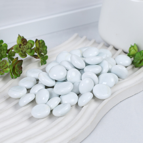 Декоративные камни 350г белые / 7-21/3 /уп 50/