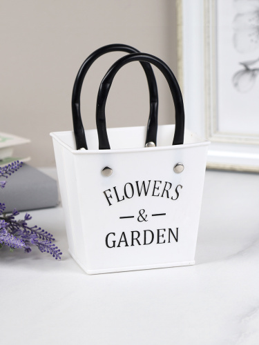 Кашпо пластик 10х9 см / S-908 /уп 300/