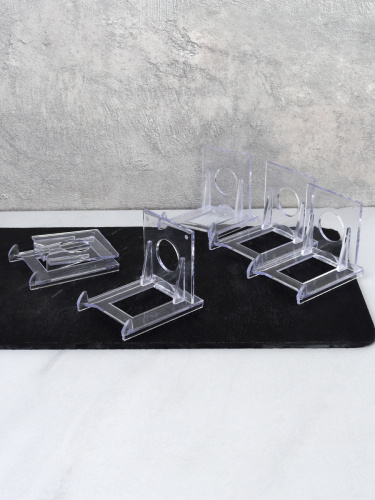 Подставка для телефона и тарелок 5 штук набор / DT1 /уп 300/ОРР