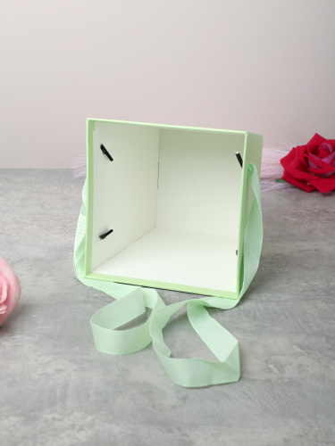 Коробка подарочная для цветов 15х15 см / SK-007 /уп 90/