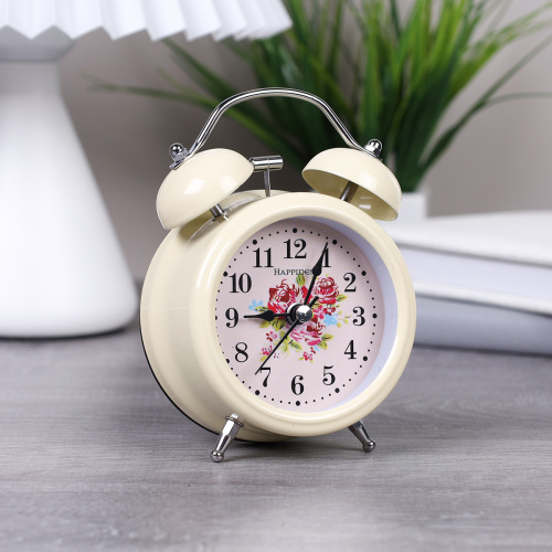 Будильник 12 см / 6025-1209 /уп 100/
