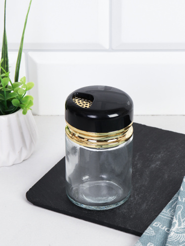 Емкость для специй / PBL-054 /уп 144/ Черная