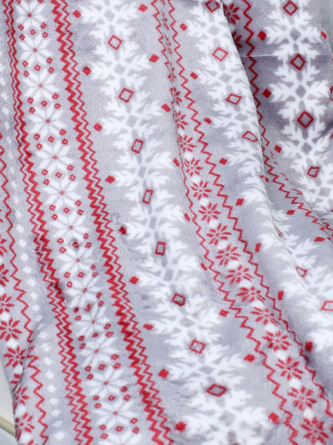 Плед флисовый 150х200 см Скандинавский стиль / GP611-17 /уп 1/745286 новогодний