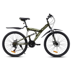 Велосипед 26" рама 18" 21sp KRYPTON PHANTOM зелёный хаки
