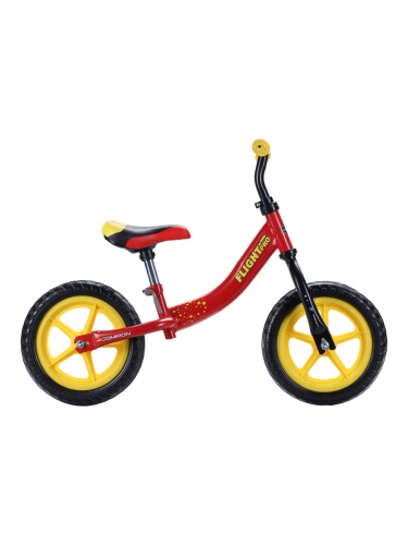 Беговел 12" COMIRON Flight Pro / CB1205 / уп 6 / Цвет: красный-желтый/ КРАТНО УПАКОВКЕ 6 ШТ.