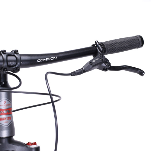 Велосипед горный COMIRON ZIRCON II 29-21", 1*12S, чёрный MET CHARCOAL+RED