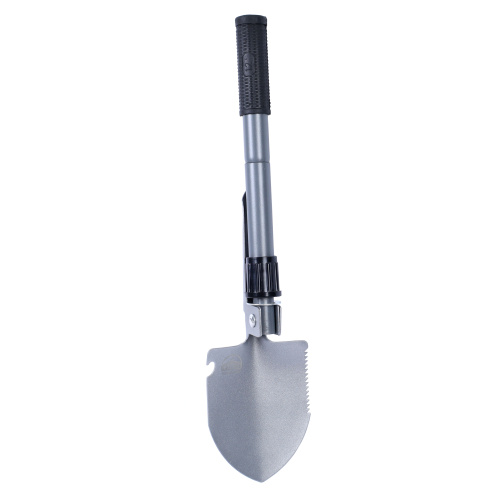 Лопата складная саперная ИРЕМЕЛЬ СПУТНИК-06 тол.1.5мм, дл.40см, лезвие 13x9.3см, термообр. углерод. сталь, 42-46°HRC, алюм. ручка, чехол/736829/уп30