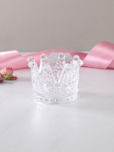 Подсвечник 7,5х5,1х5,8 Корона / WS-131 /уп 6/108/