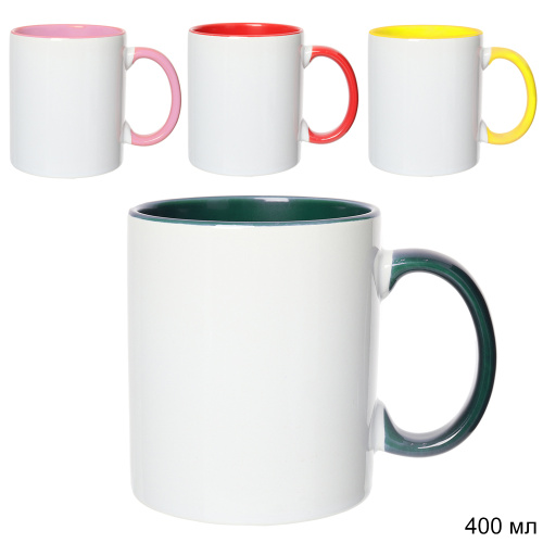 Кружка 400 мл для сублимации/ D-123 /уп 12/48/