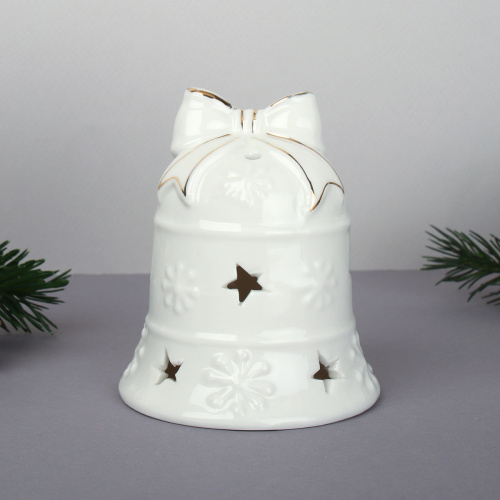 Фигурка Колокольчик с подсветкой 10 см / YZ23775 /уп 48/Новый год