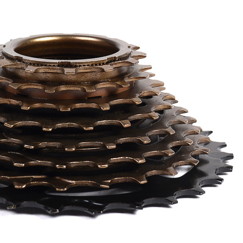 Трещотка MEGAWHEEL FWOEM8-14-28, 8S индексная, 14-28T, коричневая/28T ED чёрный /уп 50/