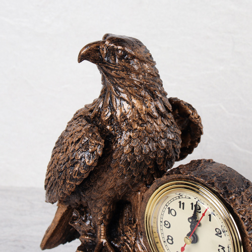 Часы статуэтка Орел 26 см / 3669A /уп 24/