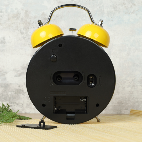 Будильник Смайлик 21 см / 6050-2 /уп 50/