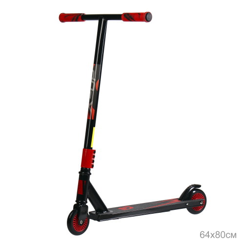 Самокат трюковый дека 98х480мм колёса PU-PP100мм руль 490мм  X-UP / GT300BT/БК/уп 10/