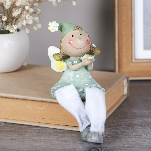 Фигурка Цветочная фея висячие ножки / TD-112 /уп 2/240/