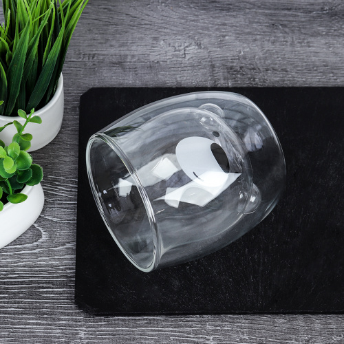 Стакан 300 мл с двойными стенками Мишка / LCWB6005 /уп 100/ 