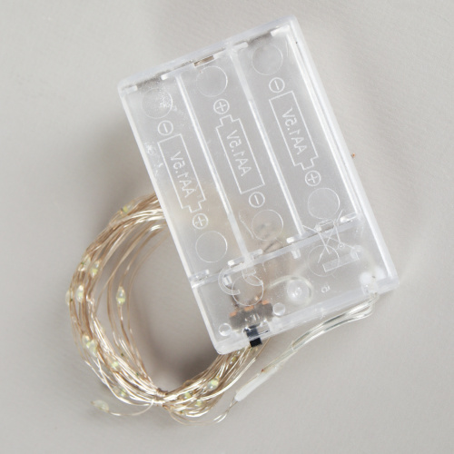 Гирлянда светодиодная нить 3 м 30 LED / GN21 /уп 200/холодный белый