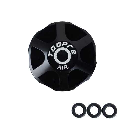 Крышка короны вилки MTB велосипеда. TOOPRE FC-001. Размеры: 33х33х8.3мм. Совместима с вилками: Manitou/X-Fusion/Fox/DT/Rockshox. Черный