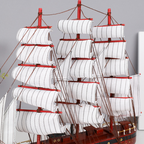 Макет парусного корабля 48х46 см / 26963 /уп 6/