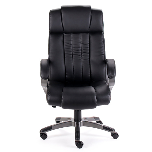 Кресло руководителя CH-003DS PL ЧЕРНЫЙ ЭКО.КОЖА