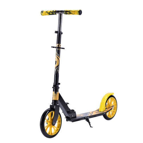 Самокат 2-х колесный COMIRON 200мм Comiron Team Speed Racing / GT23-R9 /уп 8/ жёлтый