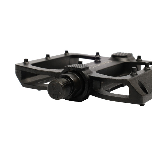 Педаль MTB COMIRON MX-P820, 9/16 резьба, ALU корпус, сталь. подшипник, 111х105мм, с рефлектором, 2S ось, black, 1 пара /уп50/