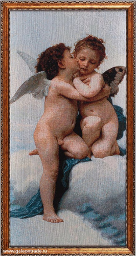 Картина гобелен 30х60 Ангелы  R092 /DL2902 /