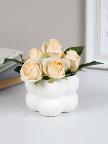 Кашпо пластик 10х8 см / P098-1 /уп 200/