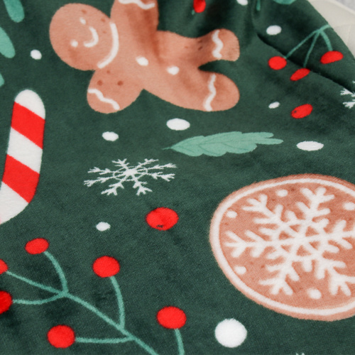 Плед флисовый 150х200 см Имбирное настроение / GP611-9 /уп 10/20/100/ 734249 новогодний