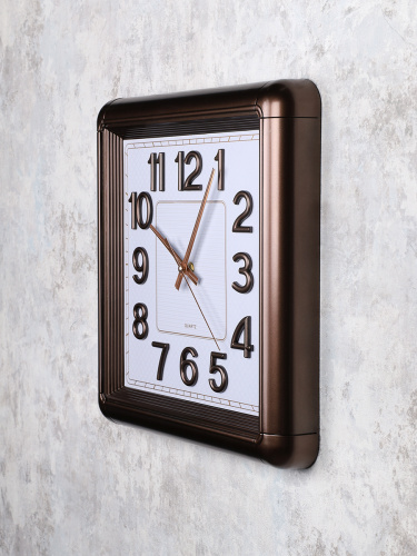 Часы настенные 38х38х5 см / WS-7633 /уп 10/
