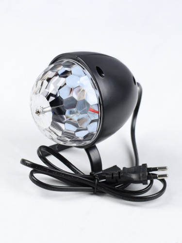 Проектор диско-шар ночник светодиодный классический, настольный 11 см / CW182609-8 /уп 50/