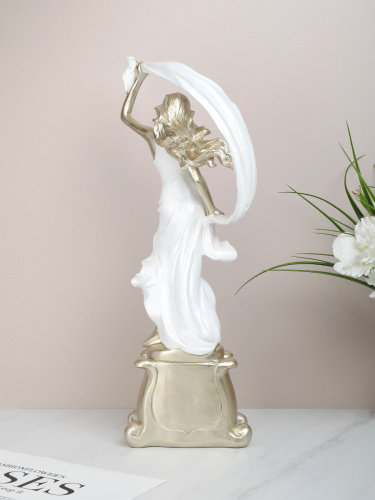 Часы статуэтка Дама 41 см / HB229 /уп 6/