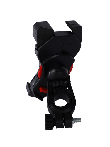 Держатель велосипедный пластиковый для телефона регулируемый универсальный. Чёрный / уп 100