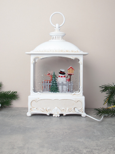 Светильник Новогодний светодиодный 18x8x27 см / WDL-24073B /уп 8/ музыкальный