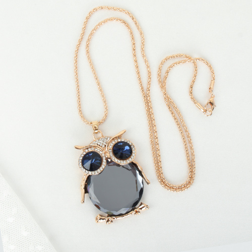 Подвеска-кулон на цепочке 76 см Сова / YD10001/3 /уп 12/золото