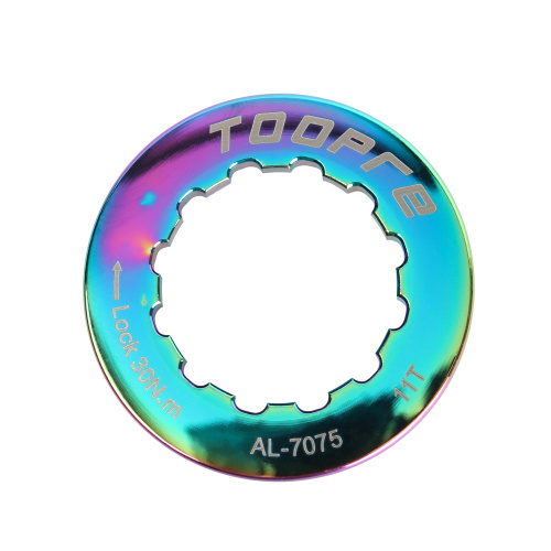 Крышка-фиксатор кассеты велосипеда. Размеры 35.4х35.4х7мм. TOOPRE CLC-01. Цветной /уп 30/