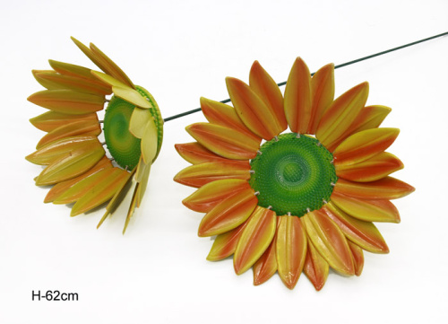 Декор для цветов Подсолнух d 18 см / 7235-В1 /уп.45/360/